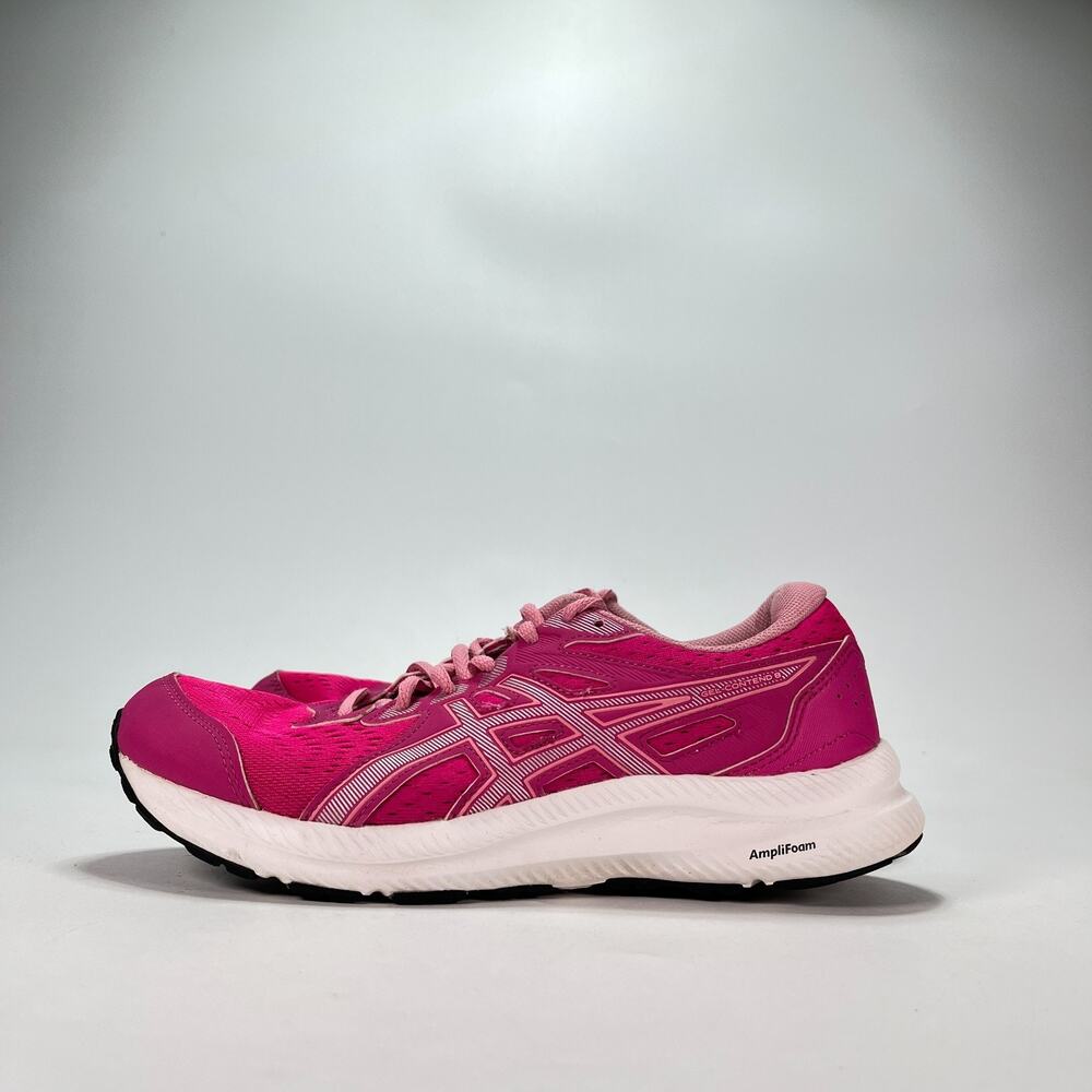 ASICS Gel-Contend 8 Pink Rave Pure Silver Running Shoes 1012B320 Women's Size 8 - Picture 3 of 8